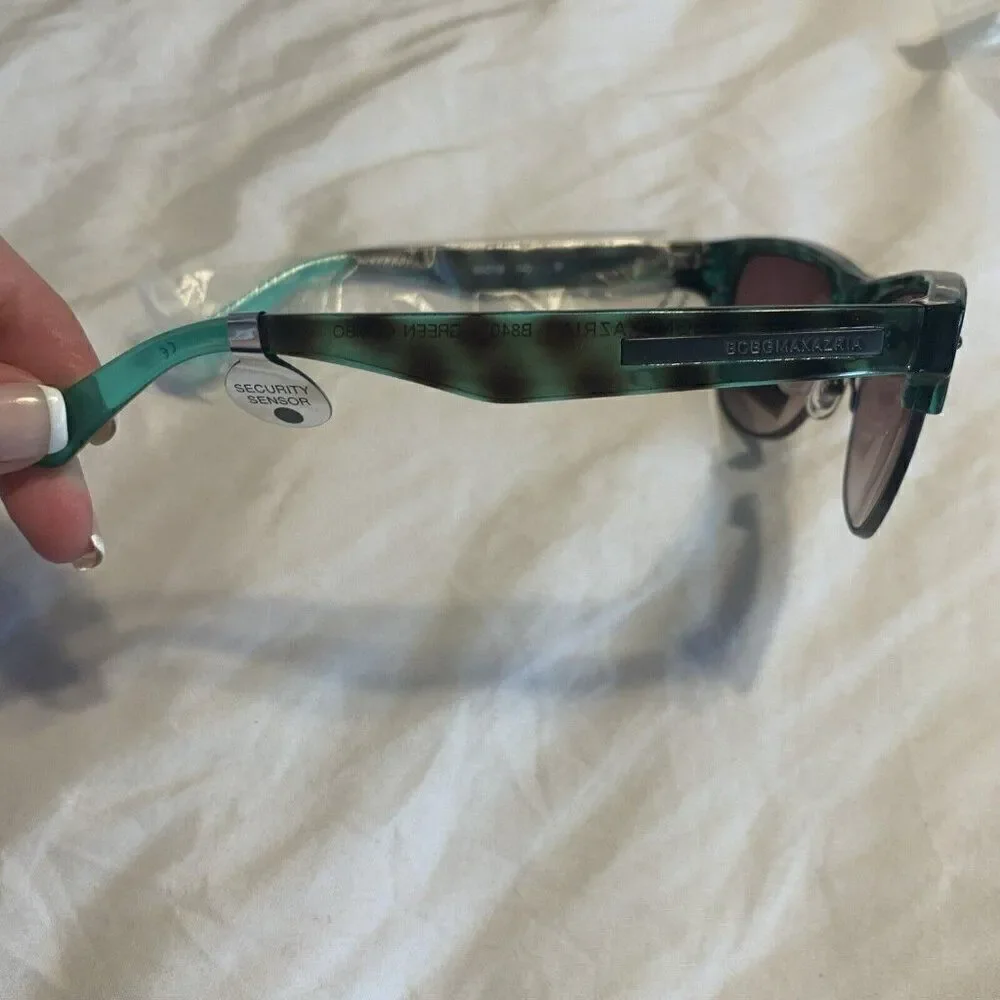 bcbg maxazria New Green Combo Black Sunglasses
